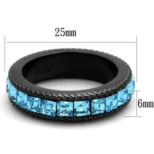Black Stainless Steel Ring with Top Grade