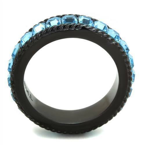 Black Stainless Steel Ring with Top Grade