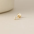 Solid gold piercing