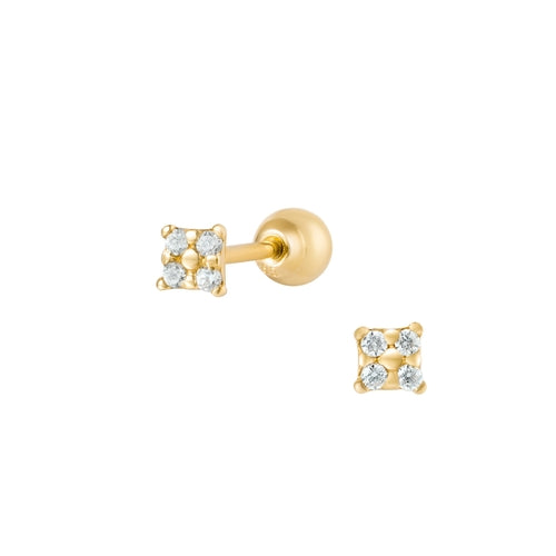 Solid gold piercing