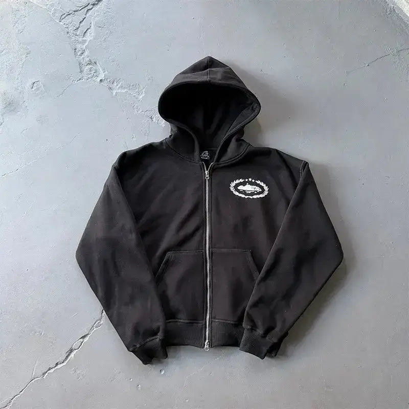 Corteiz Alcatraz Zip-Up Hoodie