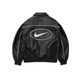 Nike Leather Bomber Jacket Black