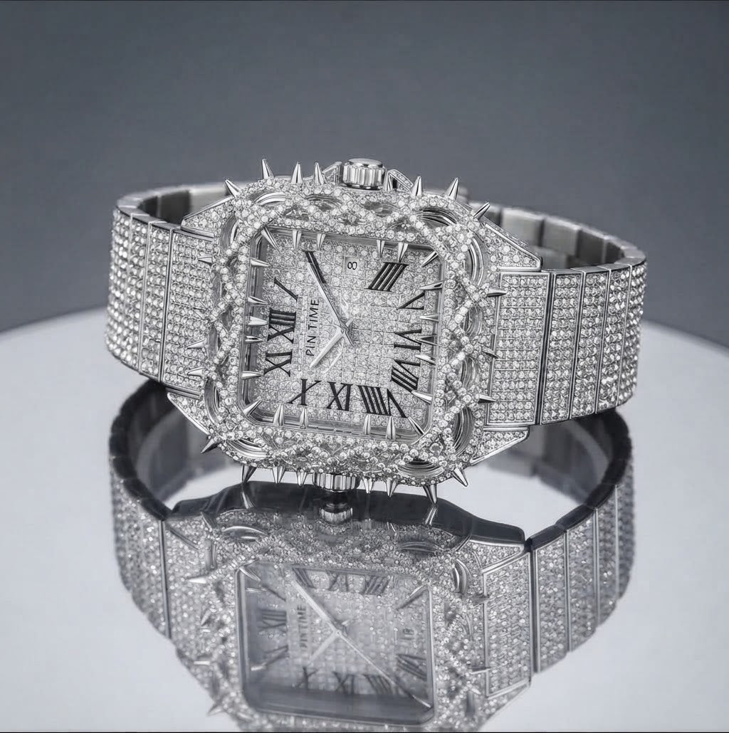 Silver Swiss Made Watch