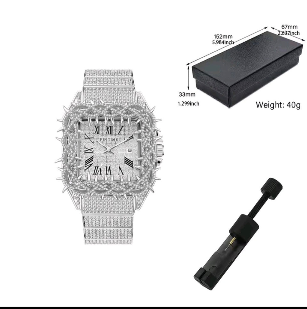 Silver Swiss Made Watch