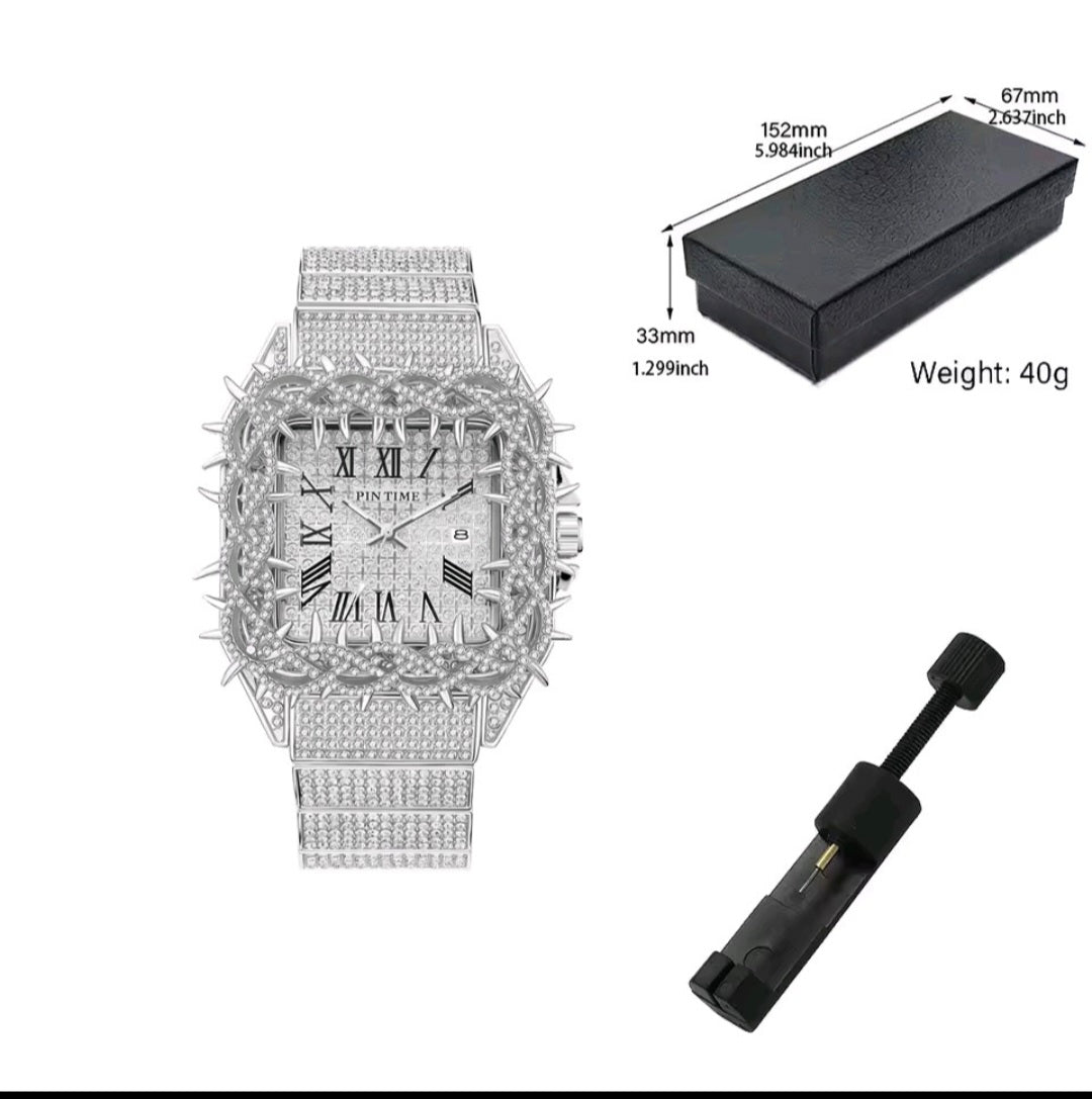 Silver Swiss Made Watch