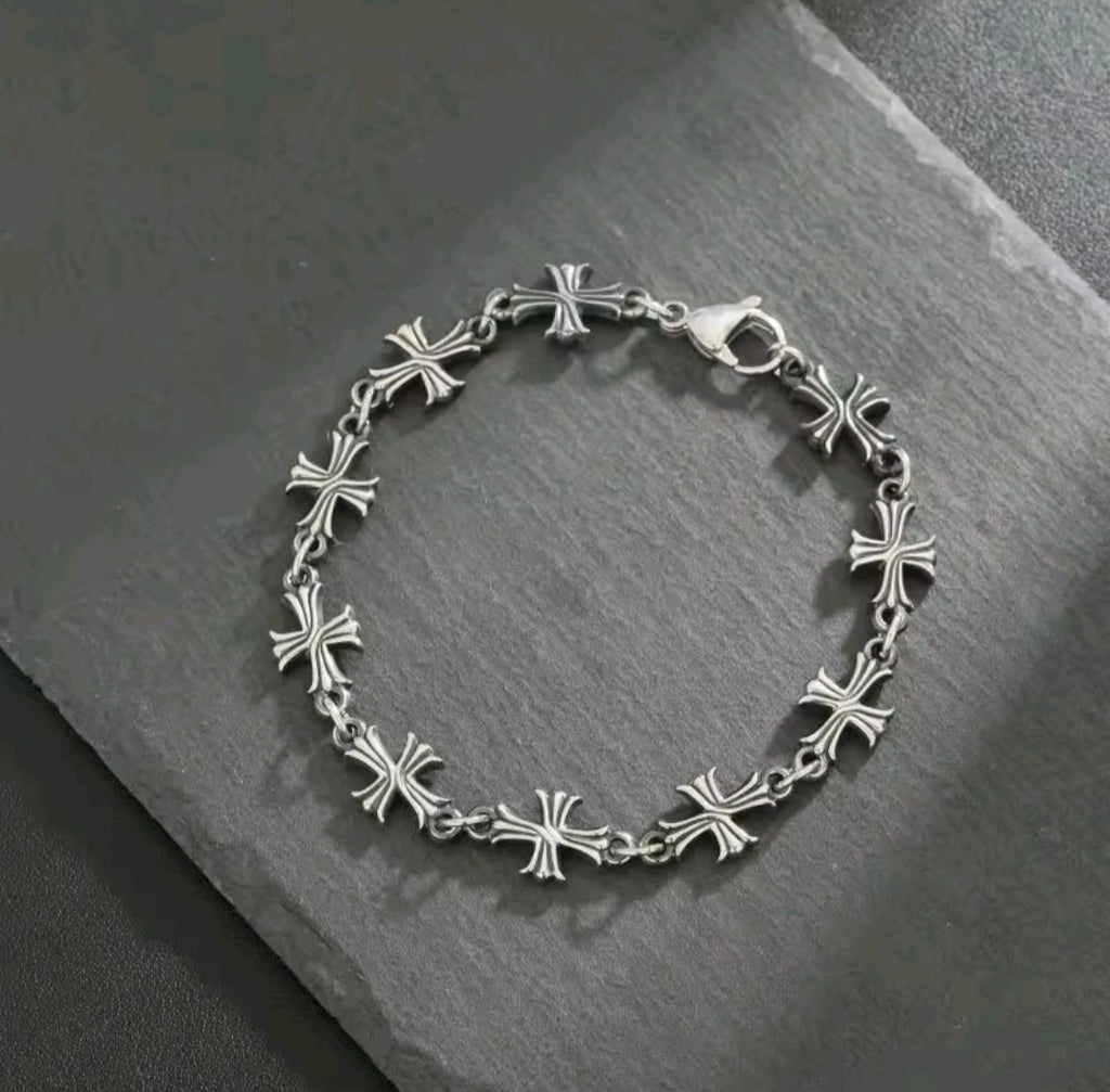 Y2K Style Silver Bracelet