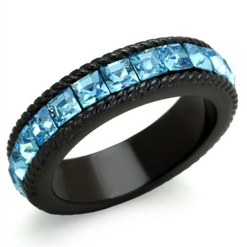 Black Stainless Steel Ring with Top Grade